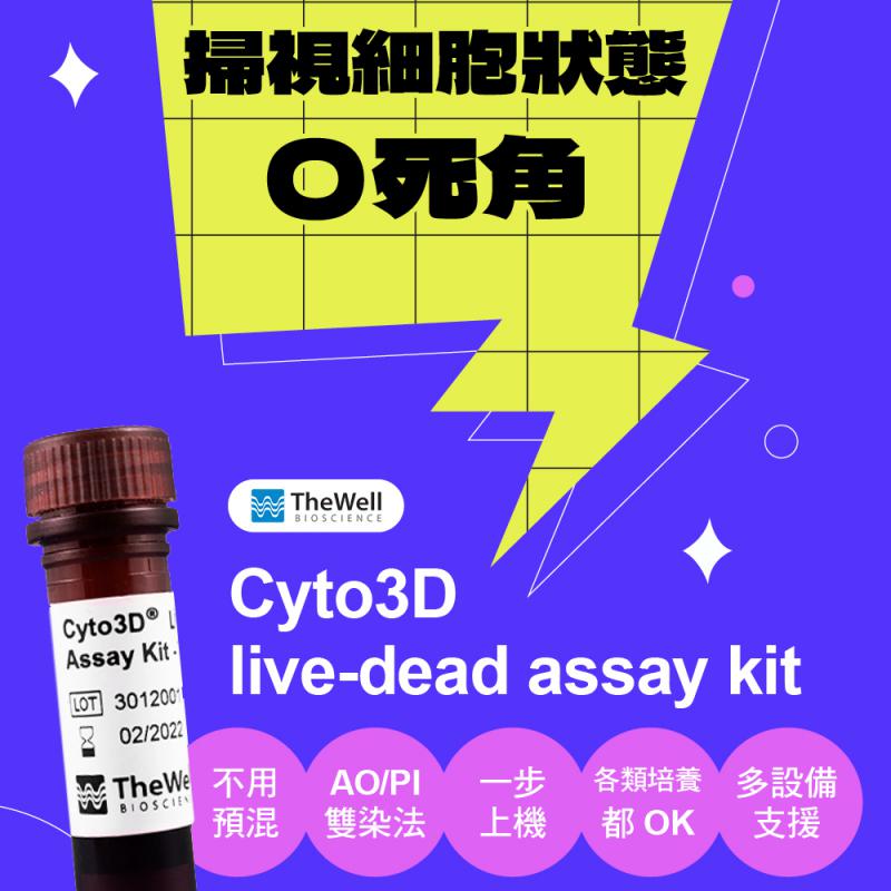 THE WELL Cyto3D® Live-Dead Assay Kit